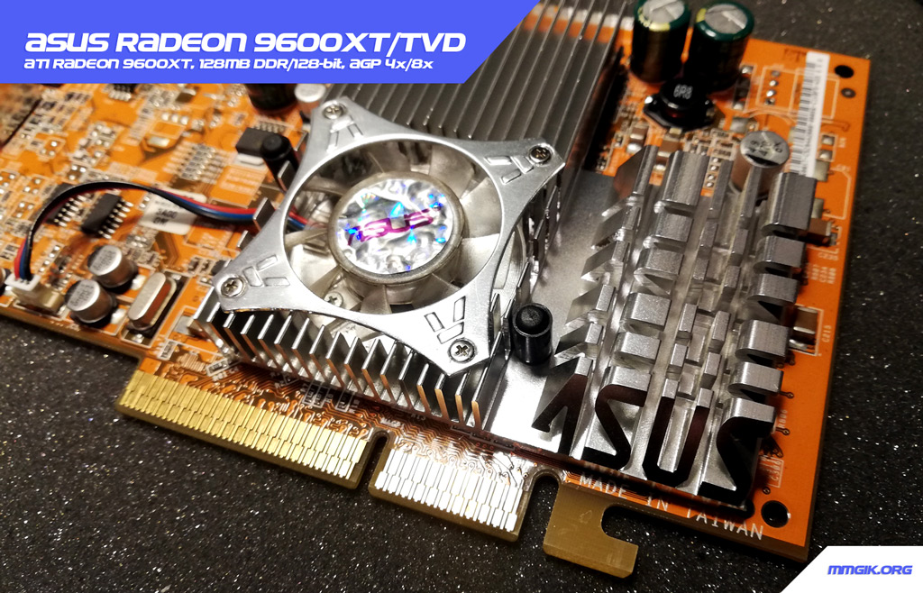 ASUS Radeon 9600XT/TVD - ATI RADEON 9600XT, 128MB DDR/128-bit, AGP 4x/8x