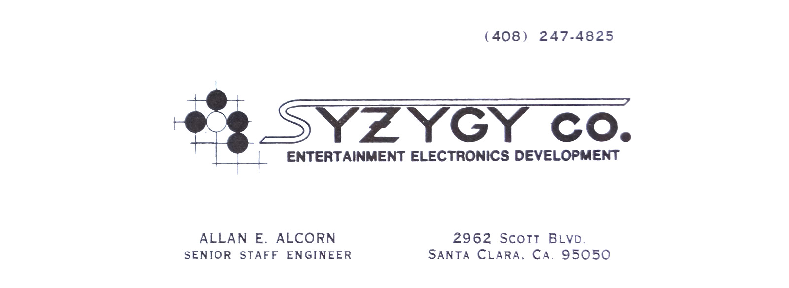Syzygy Co. Entertainment Electronics Development