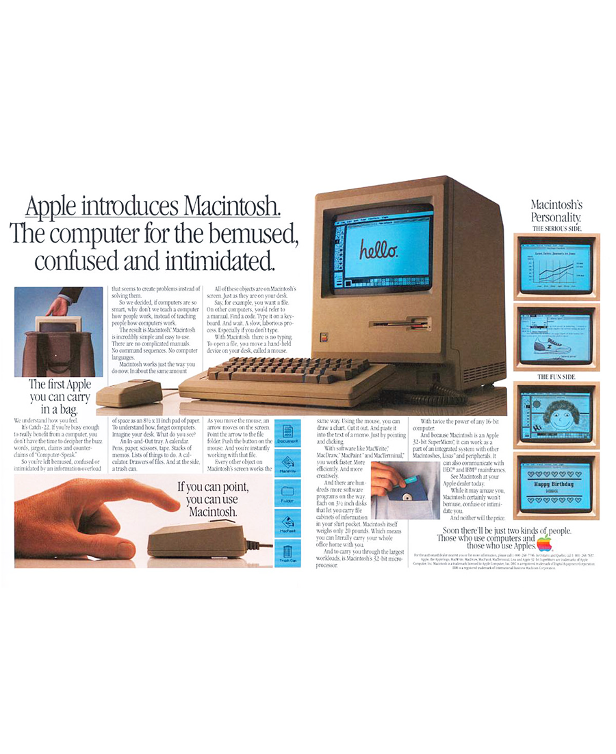 Premiera komputera Apple Macintosh