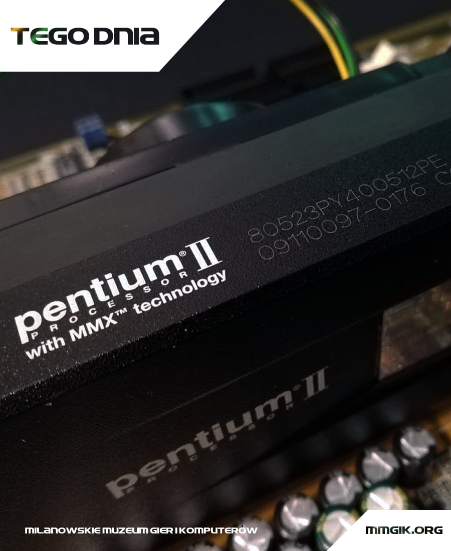 Premiera procesorów Intel Pentium II z przełomową magistralą FSB 100MHz